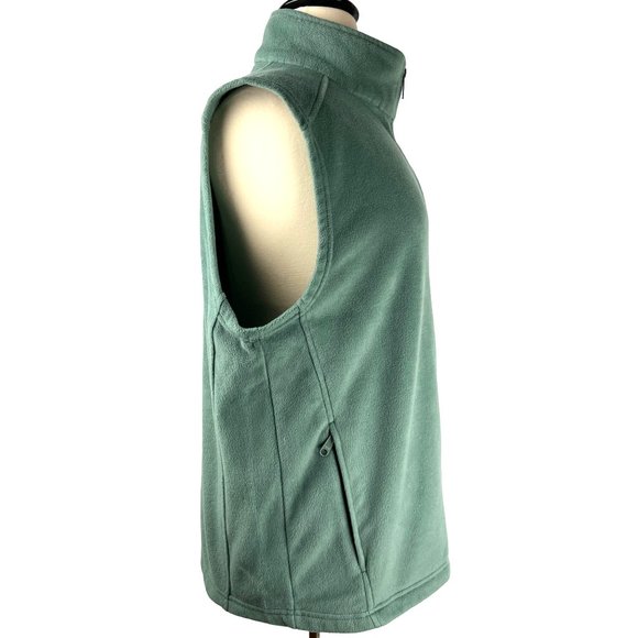 Columbia Green Fleece Vest, Women's Size X-Large - Picture 4 of 12